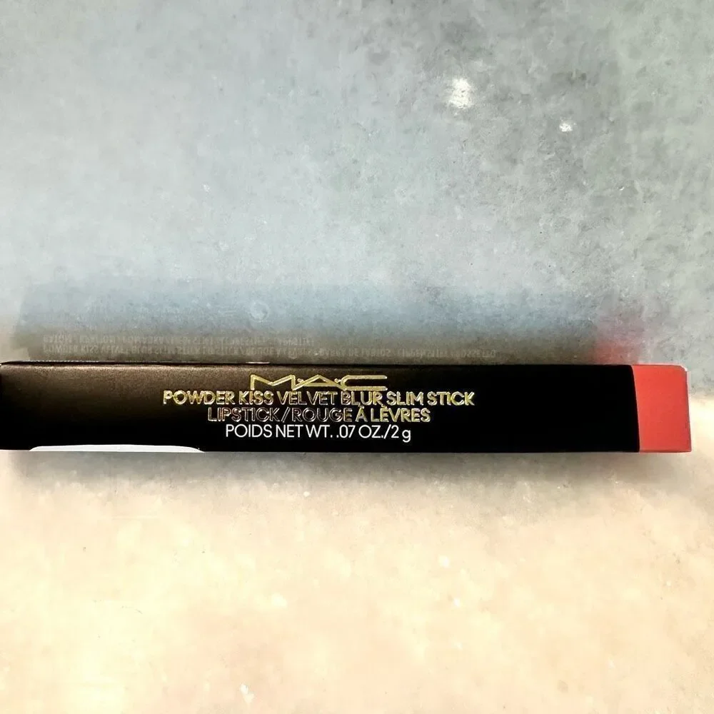 NWT MAC Powder Kiss Velvet Blur Slim Stick Lipstick 891 Mull It Over 2g